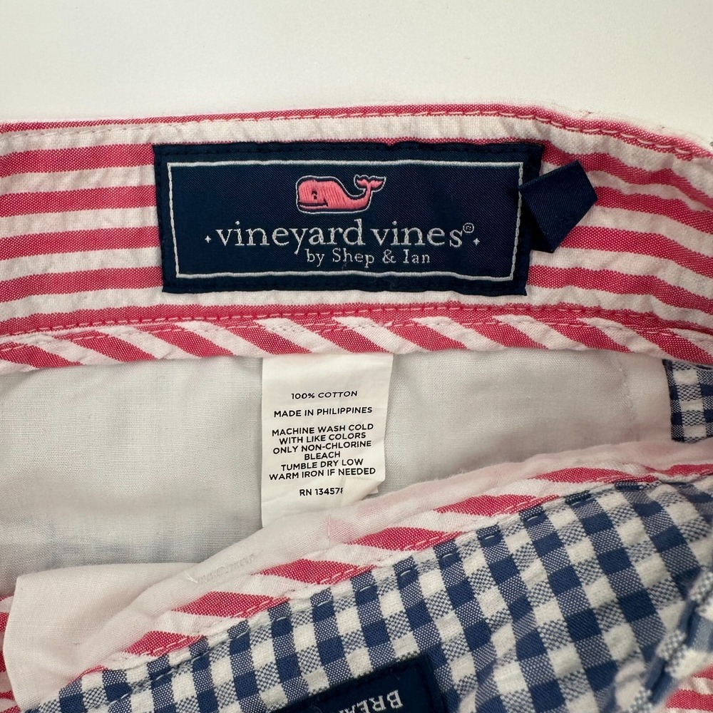 Vineyard Vines Men's Patchwork Gingham Stripe See… - image 4